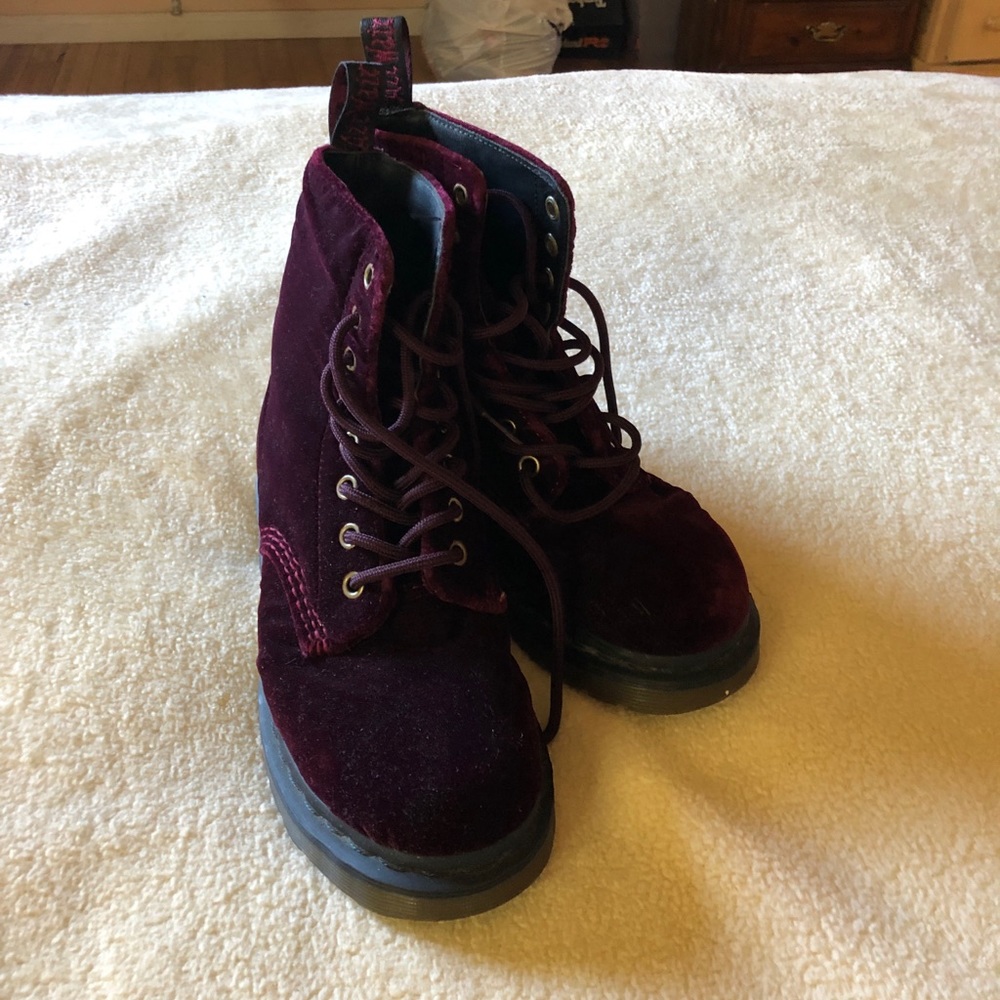 Red Velvet Dr. Martens